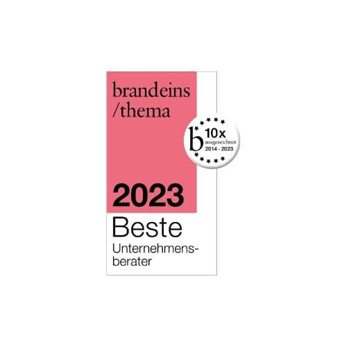 Beste Berater Siegel 10 Jahre 2014 bis 2023