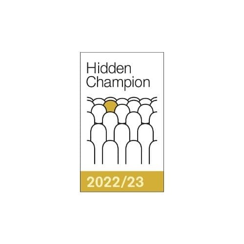 Siegel des Hidden Champion Awards 2022 und 2023